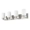 Z-Lite Soledad Vanity, 4-Light, 31.5 In.W x 6 In.L x 7.5 In.H, Brushed Nickel/White 485-4V-BN - alternate 4